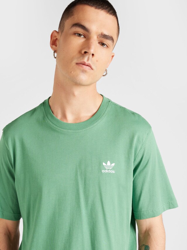 ADIDAS ORIGINALS, T-Shirt 'Trefoil Essentials' Grün, Bild 3 von 5