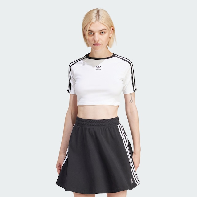 ADIDAS ORIGINALS, Shirt '3-Streifen', White, Image 2 of 5