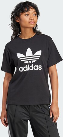 ADIDAS ORIGINALS, Shirt 'Trefoil', Black