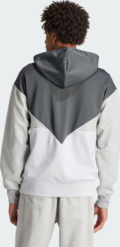 ADIDAS ORIGINALS, Sweatshirt 'Adicolor Cutline', Grey, Image 3 of 5