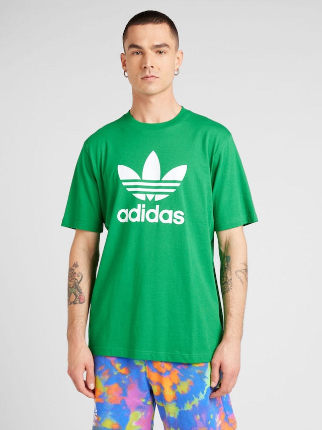 ADIDAS ORIGINALS, T-Shirt 'Adicolor Trefoil', Grün, Bild 1 von 5