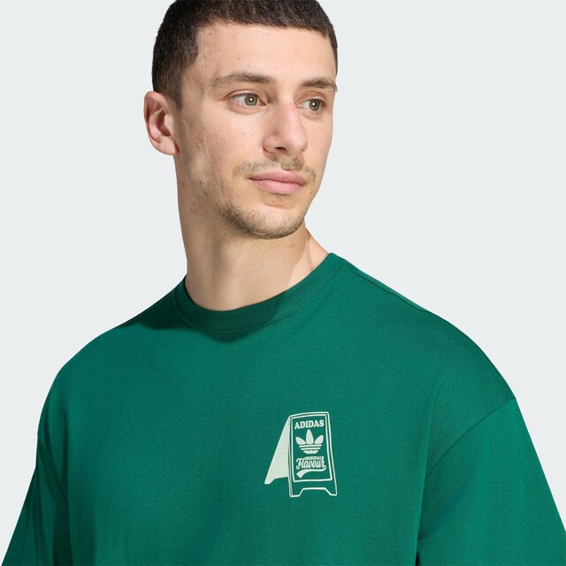 ADIDAS ORIGINALS, Shirt 'Food Cart', Green, Image 4 of 5