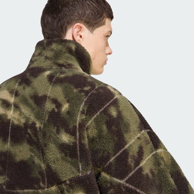 ADIDAS ORIGINALS, Fleecejacke Grün, Bild 5 von 5