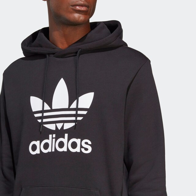 ADIDAS ORIGINALS, Sweatshirt 'Adicolor Classics Trefoil', Black, Image 4 of 5
