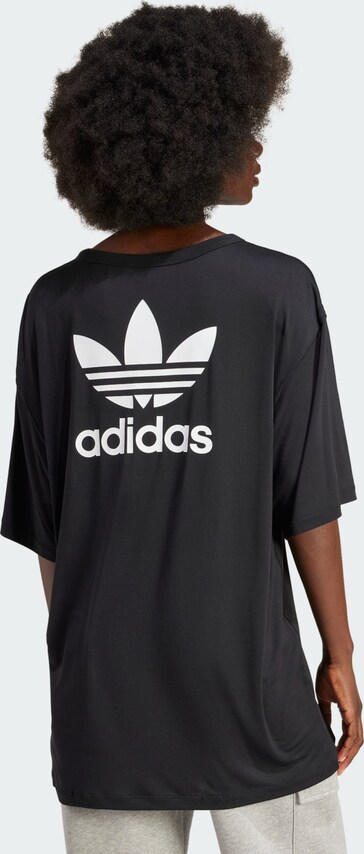ADIDAS ORIGINALS, Oversized Shirt 'Trefoil', Black, Image 2 of 3