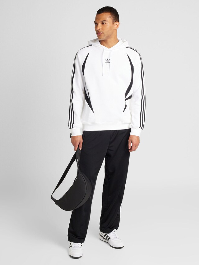 ADIDAS ORIGINALS, Sweatshirt 'ARCHIVE ', White & Black, Image 3 of 5