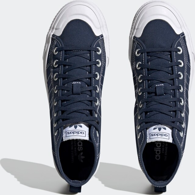 ADIDAS ORIGINALS, Sneaker 'Nizza Hi Rf' Blau, Bild 3 von 8