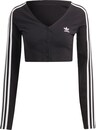 Ausgewählt, ADIDAS ORIGINALS, Shirt 'Adicolor Classics 3-Streifen' Schwarz