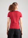 ADIDAS ORIGINALS, T-Shirt '3-Stripes Slim' Rot, Bild 4 von 5