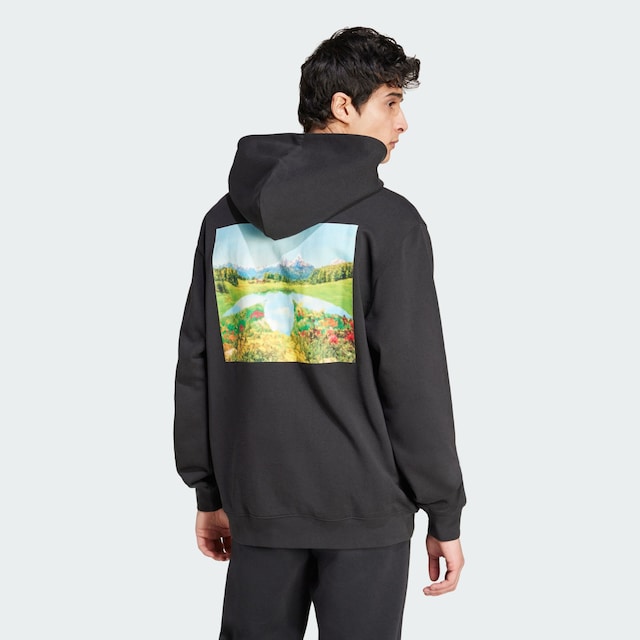 ADIDAS ORIGINALS, Sweatshirt, Black, Image 3 of 5