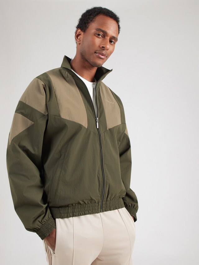 ADIDAS ORIGINALS, Jacke 'BLOCKED TRACK' Grün, Bild 3 von 5