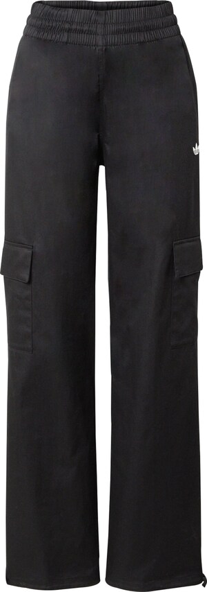 ADIDAS ORIGINALS, Cargo Pants 'Wide ', Black, Image 1 of 5