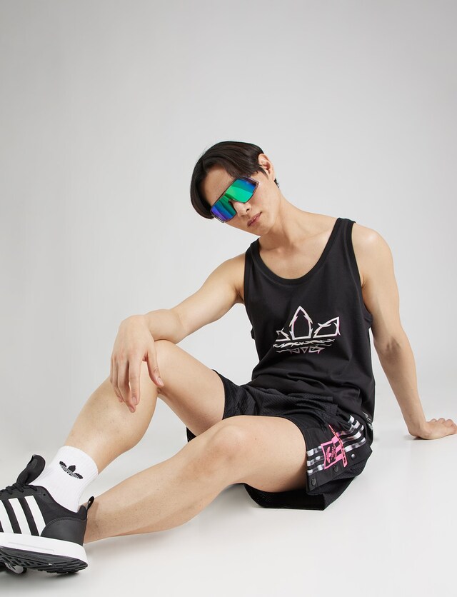 ADIDAS ORIGINALS, Top 'Pride' Schwarz, Bild 4 von 5
