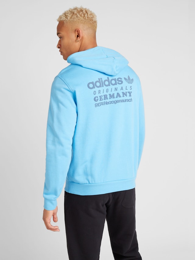 ADIDAS ORIGINALS, Sweatshirt, Blue, Image 3 of 5