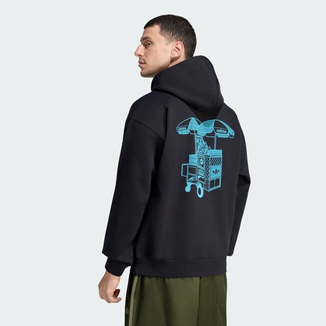 ADIDAS ORIGINALS, Sweatshirt 'Food Cart' Schwarz, Bild 3 von 5