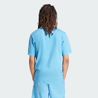 T-Shirt 'Trefoil Essentials' in Blau