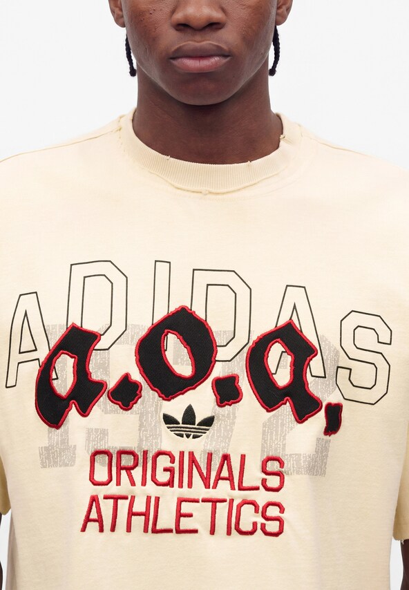 ADIDAS ORIGINALS, T-Shirt 'AOA' Beige, Bild 6 von 6