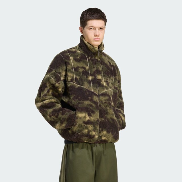 ADIDAS ORIGINALS, Fleecejacke Grün, Bild 2 von 5