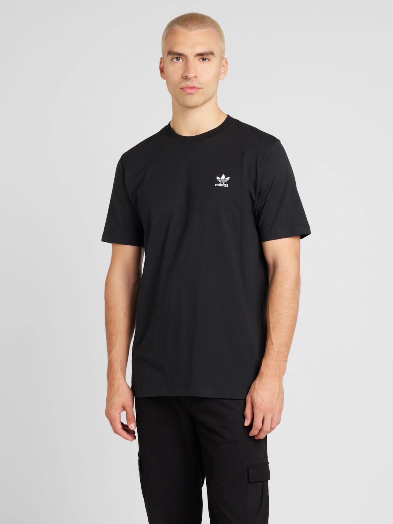 ADIDAS ORIGINALS, T-Shirt 'Trefoil Essentials', Schwarz, Bild 2 von 5