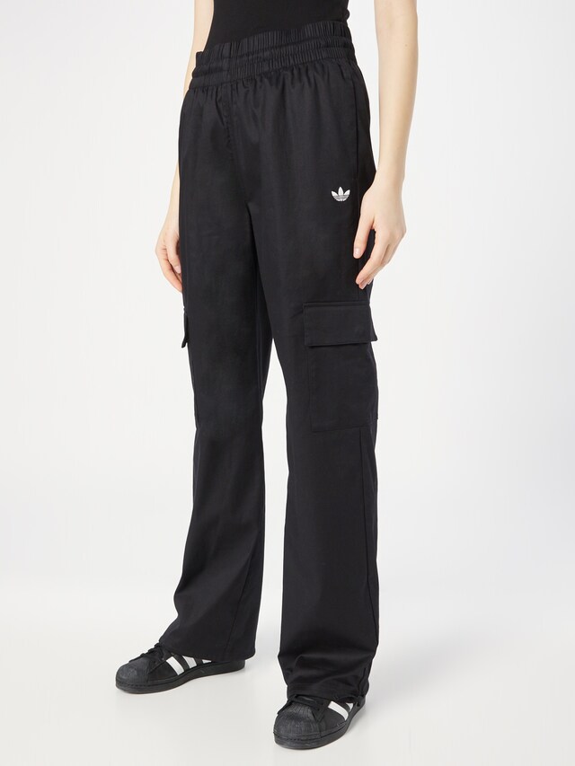 ADIDAS ORIGINALS, Cargo Pants 'Wide ', Black, Image 2 of 5