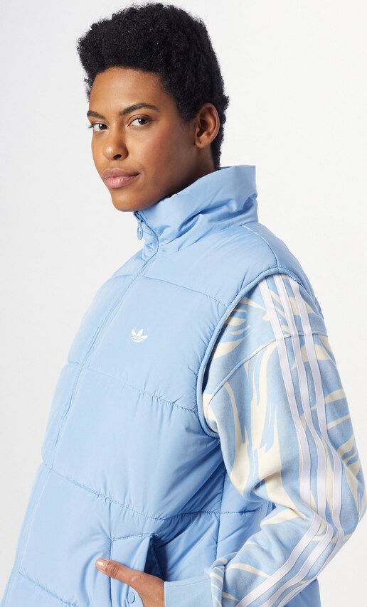 ADIDAS ORIGINALS, Vest 'Abstract Animal Print Reversible ', Blue, Image 5 of 5