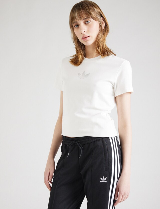 ADIDAS ORIGINALS, Shirt 'Premium Essentials', White, Image 2 of 5