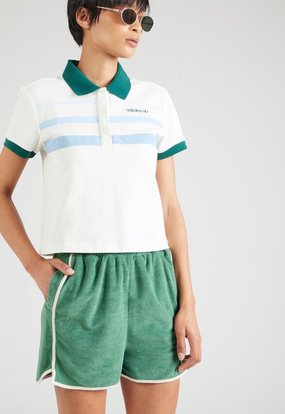ADIDAS ORIGINALS, Poloshirt '80s' Weiß, Bild 2 von 5