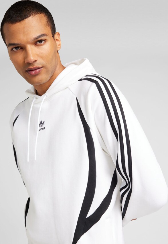 ADIDAS ORIGINALS, Sweatshirt 'ARCHIVE ', White & Black, Image 5 of 5