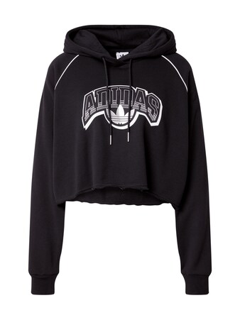 Sweatshirt in Schwarz