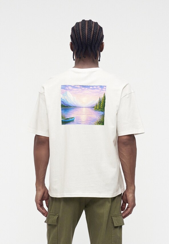 ADIDAS ORIGINALS, T-Shirt 'PAINT GFX' Weiß, Bild 2 von 6