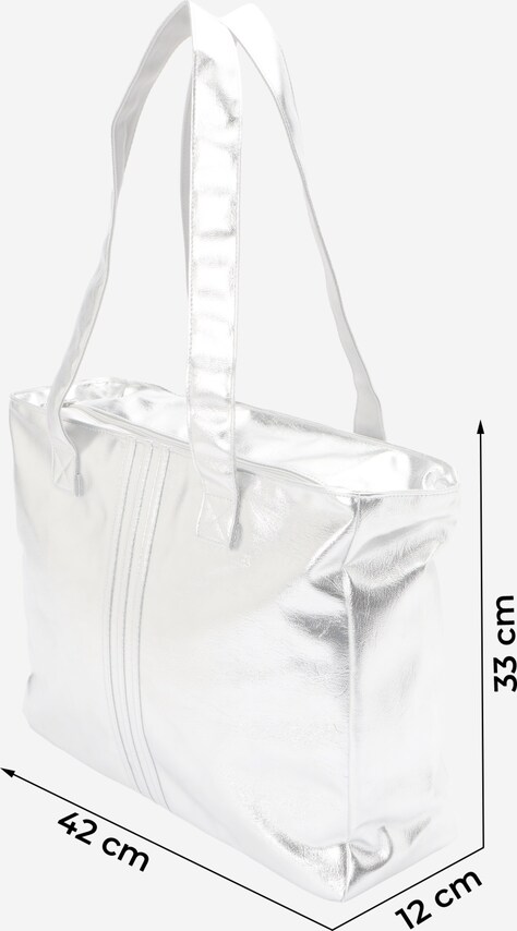 ADIDAS ORIGINALS, Shopper 'SHOPPER METALLIC PU' Silber, Bild 2 von 4