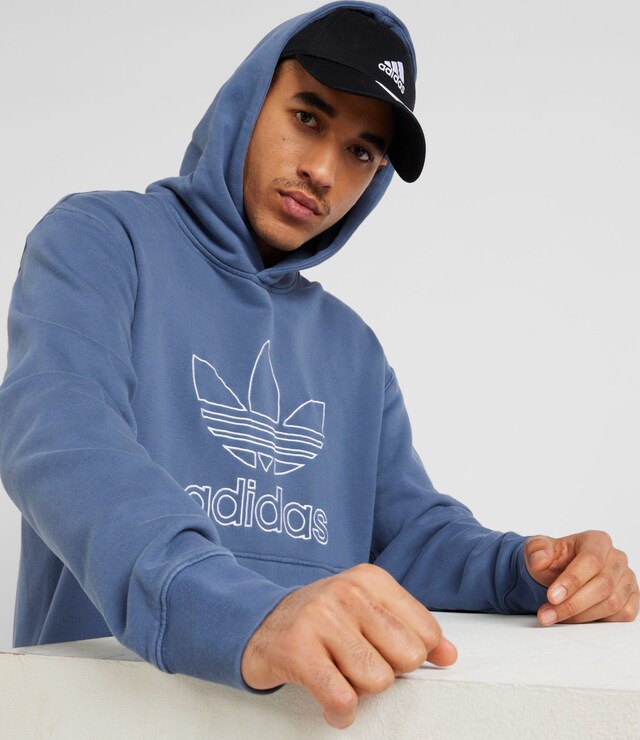 ADIDAS ORIGINALS, Sweatshirt, Blue, Image 5 of 5