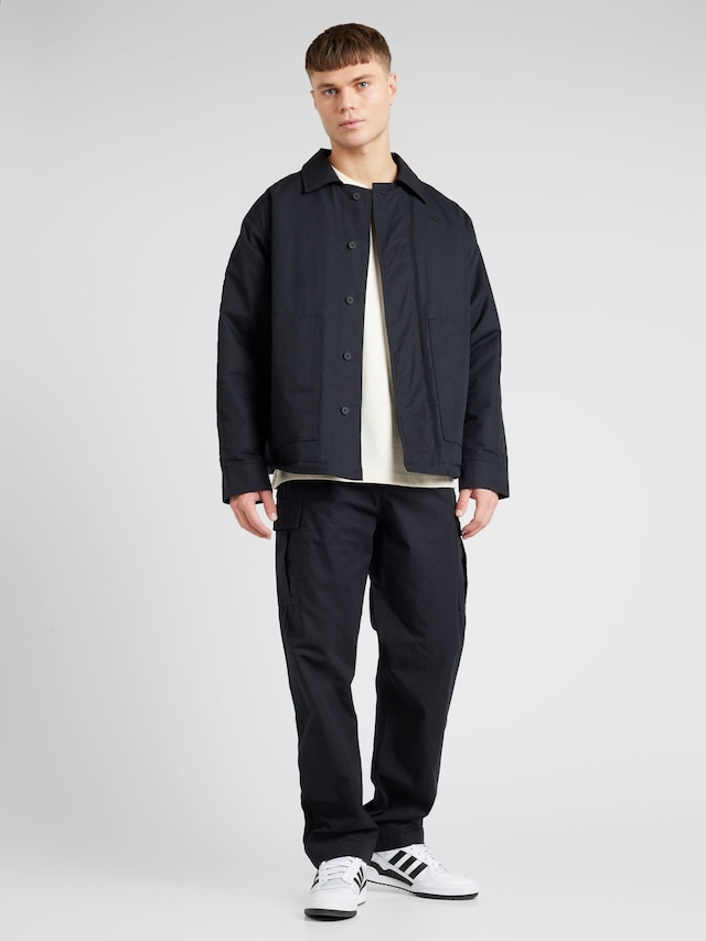 ADIDAS ORIGINALS, Between-Season Jacket 'ESS+', Black, Image 4 of 5