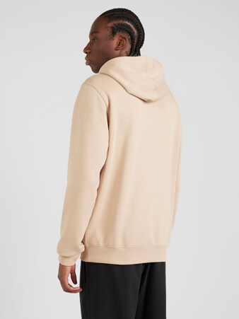 Sweatshirt in Beige & Schwarz