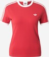 ADIDAS ORIGINALS, T-Shirt '3-Stripes Slim' Rot, Bild 1 von 5