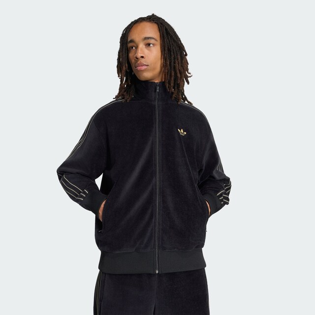 ADIDAS ORIGINALS, Fleecejacke 'Firebird' Schwarz, Bild 4 von 5
