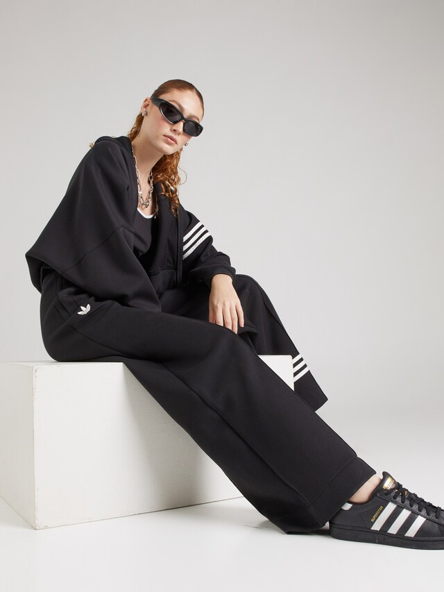 ADIDAS ORIGINALS, Pants 'Adicolor Neuclassics', Black, Image 4 of 5