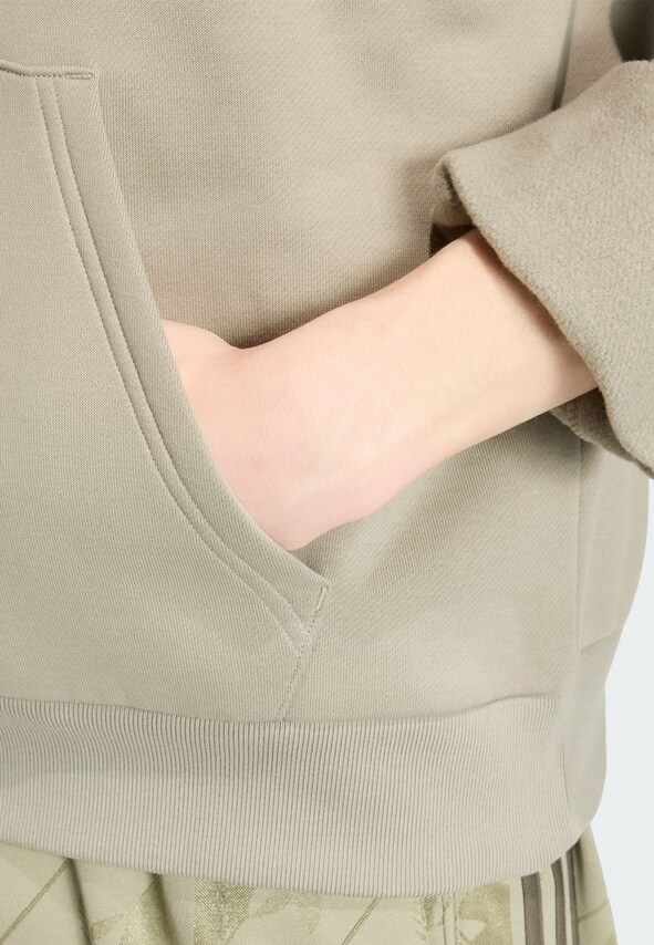 ADIDAS ORIGINALS, Sweatshirt 'MONO HOODED' Beige, Bild 5 von 5