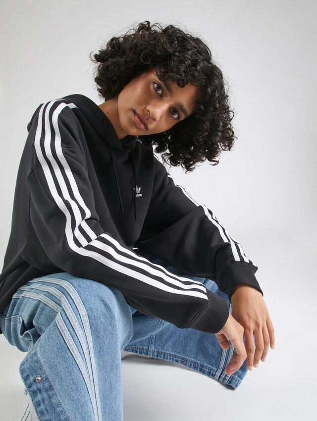 ADIDAS ORIGINALS, Sweatshirt, Black, Image 5 of 5