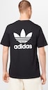ADIDAS ORIGINALS, T-Shirt 'Adicolor Classics Back+Front Trefoil' Schwarz, Bild 3 von 5