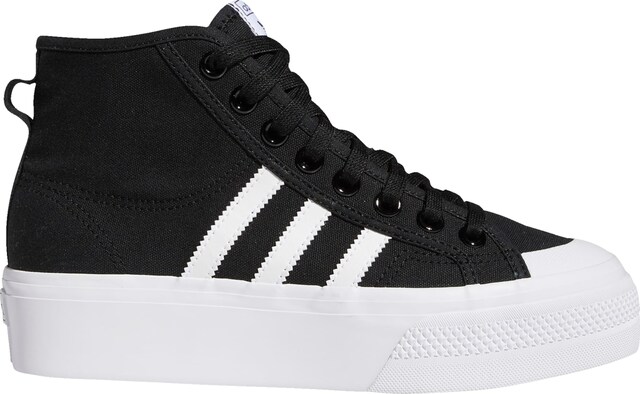 ADIDAS ORIGINALS, High-Top Sneakers 'Nizza', Black, Image 3 of 8