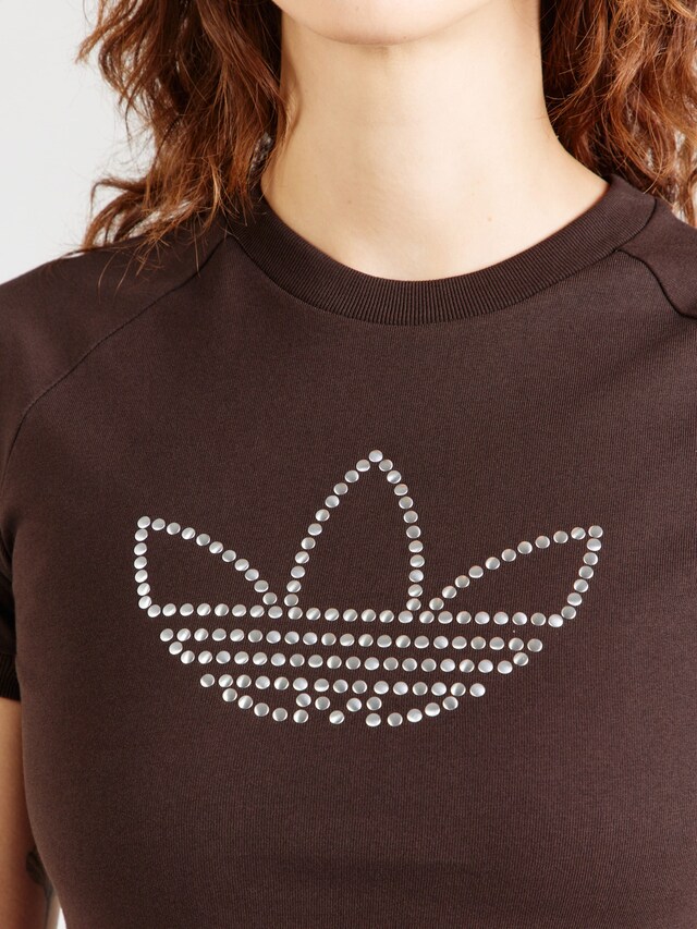 ADIDAS ORIGINALS, T-Shirt 'STUDDED CALI' Braun, Bild 5 von 5