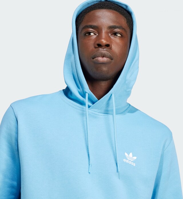 ADIDAS ORIGINALS, Sweatshirt 'Trefoil Essentials', Blue, Image 4 of 5